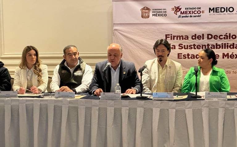 Firma del Dec&aacute;logo por la Econom&iacute;a Circular en el Estado de M&eacute;xico