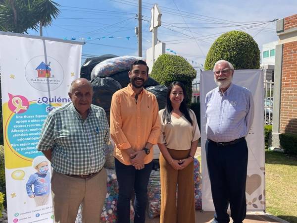 Voluntariado del Congreso del Estado dona una tonelada de tapitas para apoyar a niños con cáncer