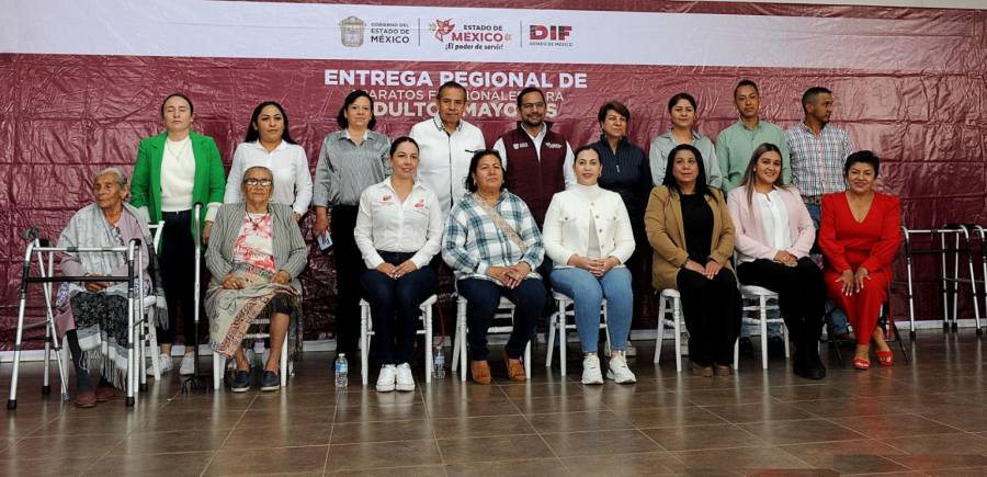 Convierte DIFEM El Poder de Servir en política de inclusión; entrega más de 600 Ayudas Funcionales para Adultos Mayores