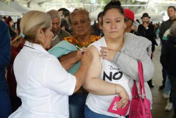 Avanza vacunación contra la Influenza en la CDMX