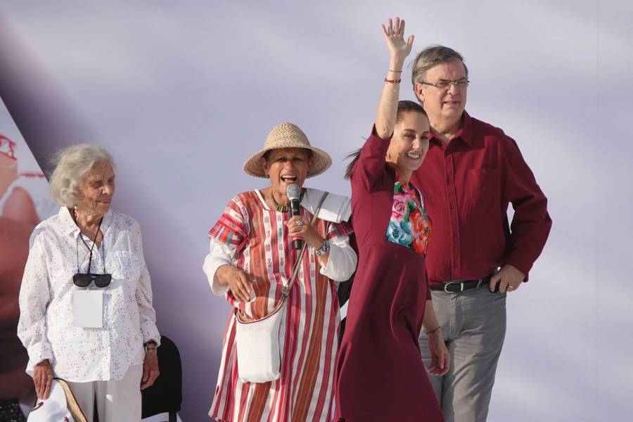 Inicia Sheinbaum su campaña presidencial con 100 compromisos