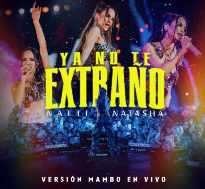 Natti Natasha lanza versión mambo en vivo de “Ya no te extraño”