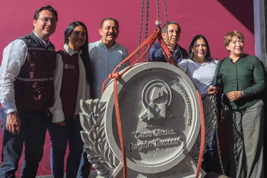 Delfina Gómez celebra inicio de la Casa Sindical Región 14 en Texcoco