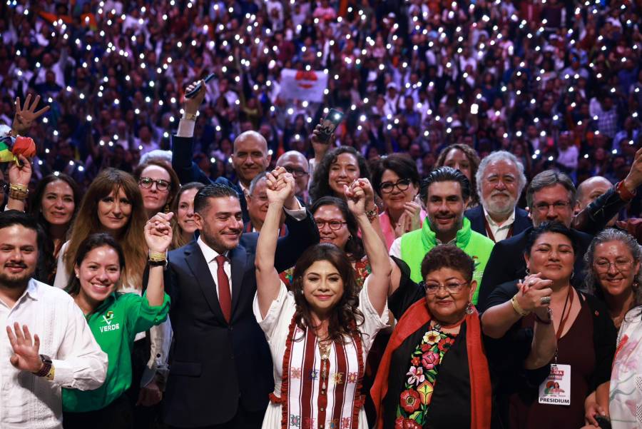 Omar García Harfuch y Ernestina Godoy acompañaron a Brugada en inicio de campaña