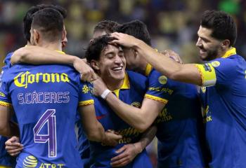 Am&eacute;rica viene de atr&aacute;s y golea al Atlas en la Liga MX