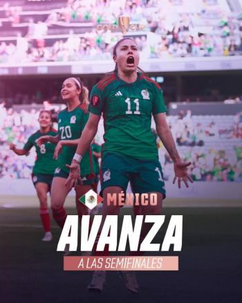 La Selecci&oacute;n Mexicana Femenil Avanza a Semifinales en la Copa Oro Femenina de la Concacaf