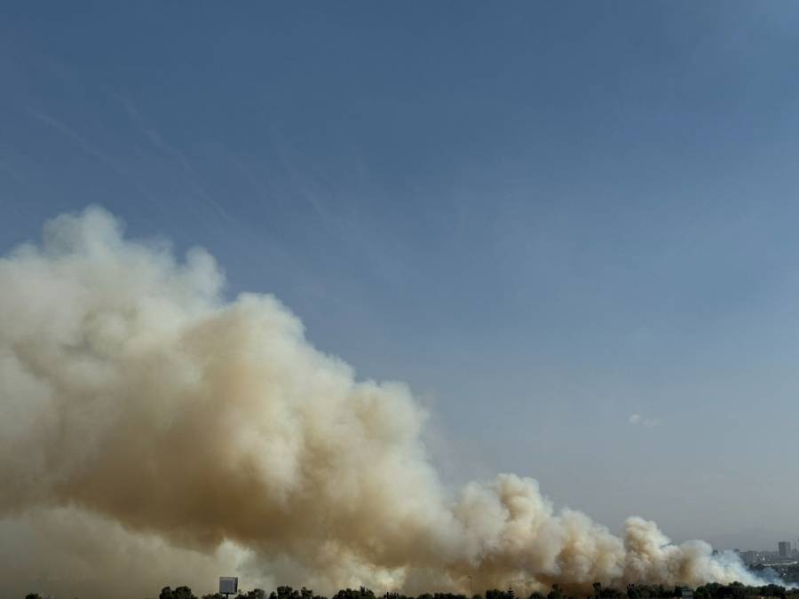 Incendio en el Vaso de Cristo de Naucalpan se reactiva