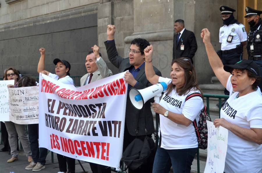 Defensoras de derechos humanos, feministas y comunicadores exhortan a juzgadores a reconocer la inocencia del periodista Zárate Vite