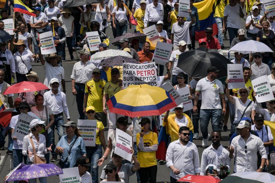 Oposición al gobierno de Petro alista sus preparativos para la “Marcha de las Mayorías”