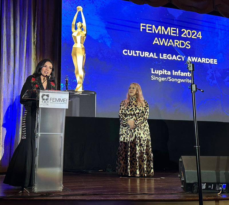 Lupita Infante recibe premio al Legado Cultural en prestigioso evento en San Diego