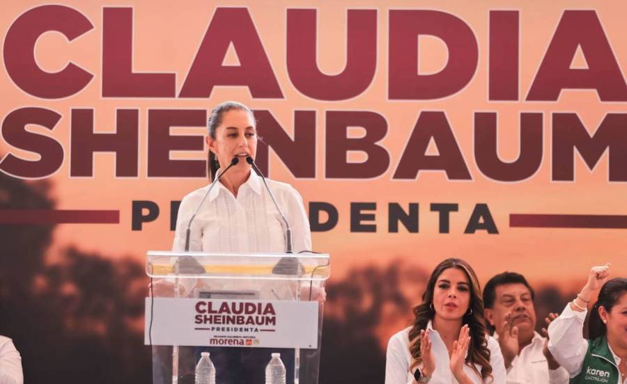 Sheinbaum sale en defensa de AMLO tras irrupción en Palacio Nacional