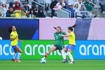 M&eacute;xico cae ante Brasil en la Copa Oro femenil