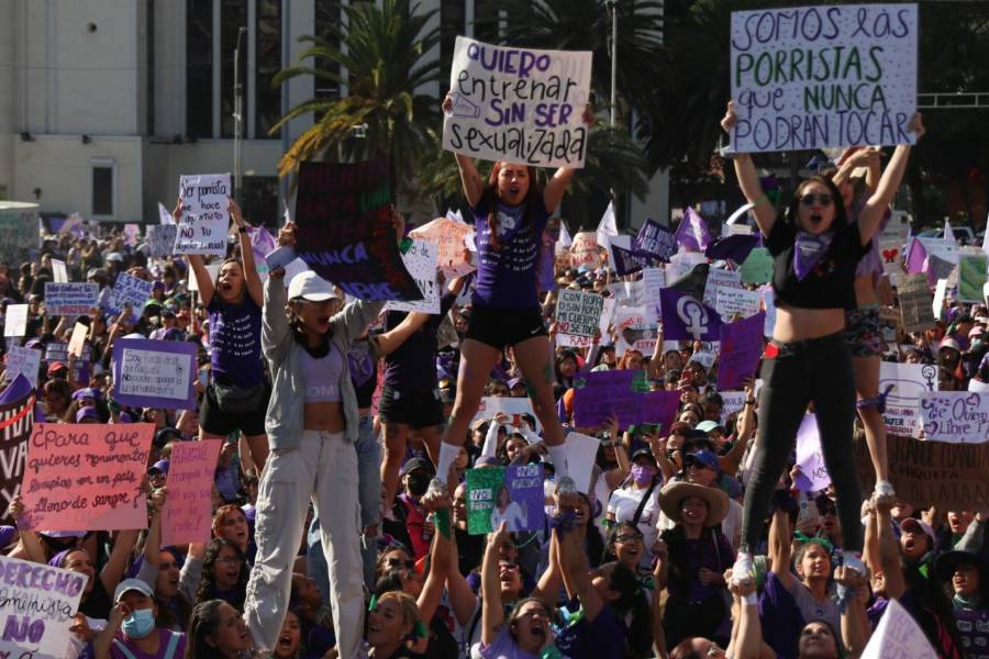 Prevén asistencia de 90 mil pesos en marcha del 8M