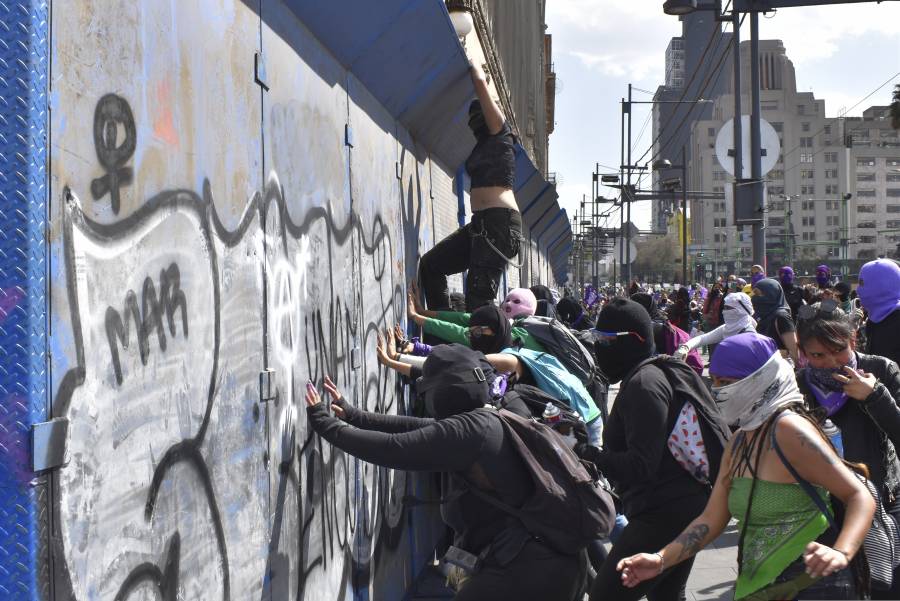 Bloque negro en las manifestaciones feministas: qué es y su importancia