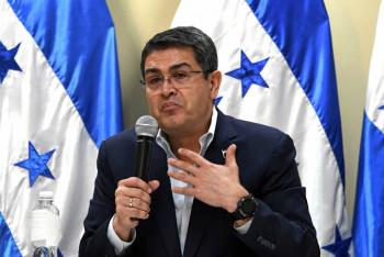 Juan Orlando Hern&aacute;ndez, expresidente de Honduras, declarado culpable de narcotr&aacute;fico