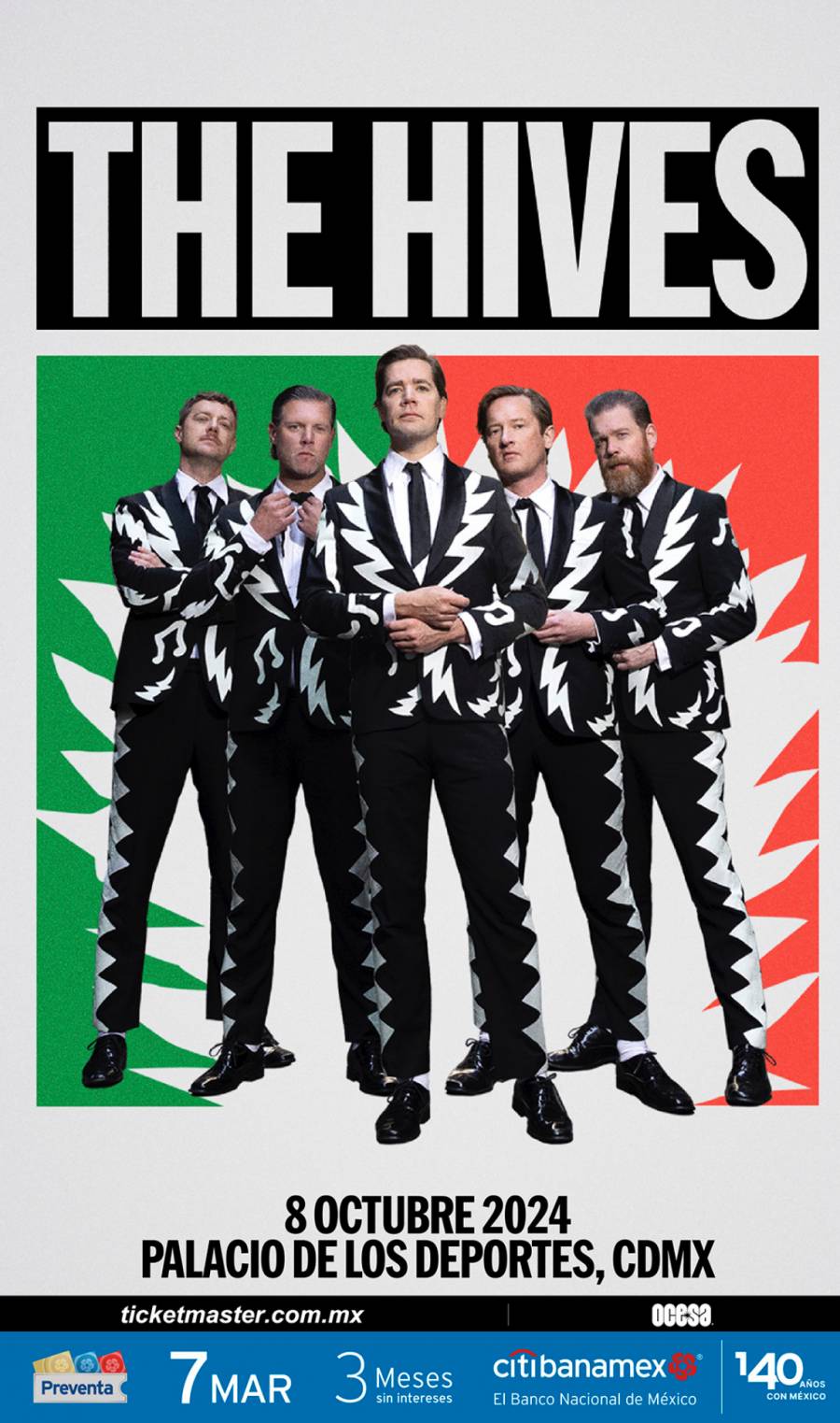 THE HIVES LLEGA A LA CAPITAL MEXICANA  DMX para romper el escenario del Domo de Cobre