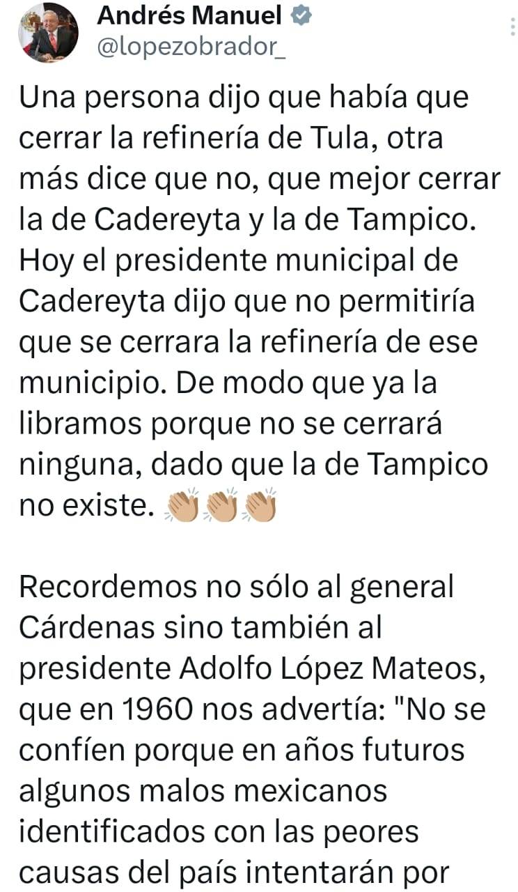 Sin mencionarla, AMLO se burla de propuesta de X&oacute;chitll G&aacute;lvez
