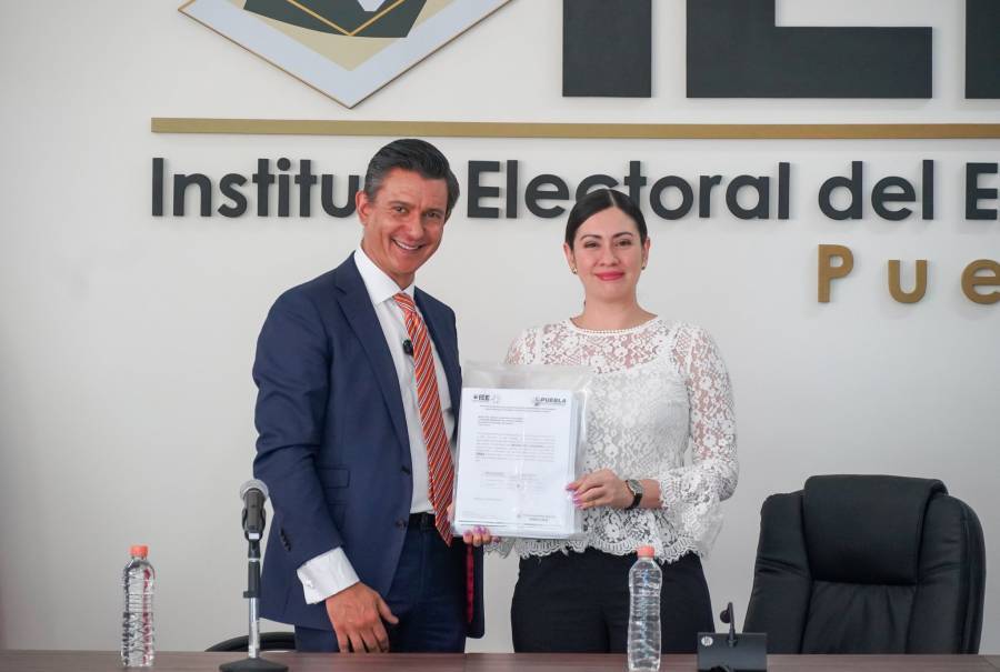 Se registra Rafel Cañedo como candidato de MC a la alcaldía de Puebla