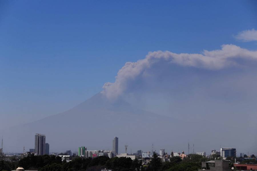 Estado de México eleva alerta por actividad del volcán Popocatépetl