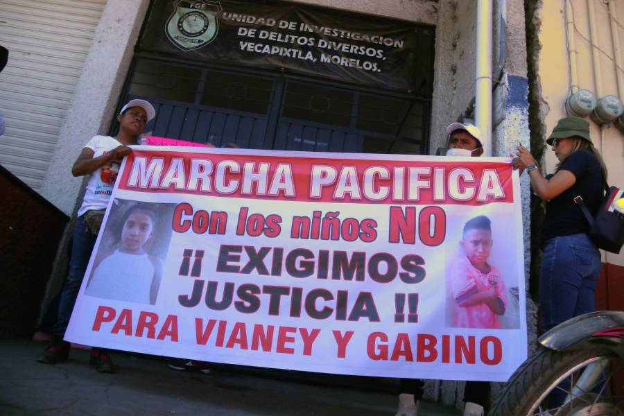 Marcha en Yecapixtla por justicia para los mellizos asesinados