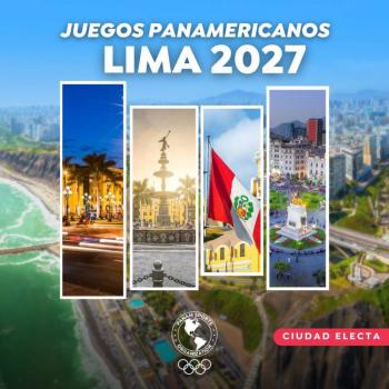 Lima ser&aacute; nuevamente sede de los Juegos Panamericanos en 2027