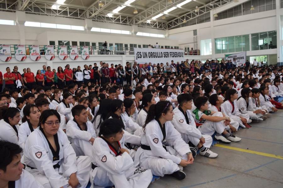 Recibe Ciudad Deportiva Estado de México a más de 700 taekwondoínes en Tope de Selecciones de la FMTKD
