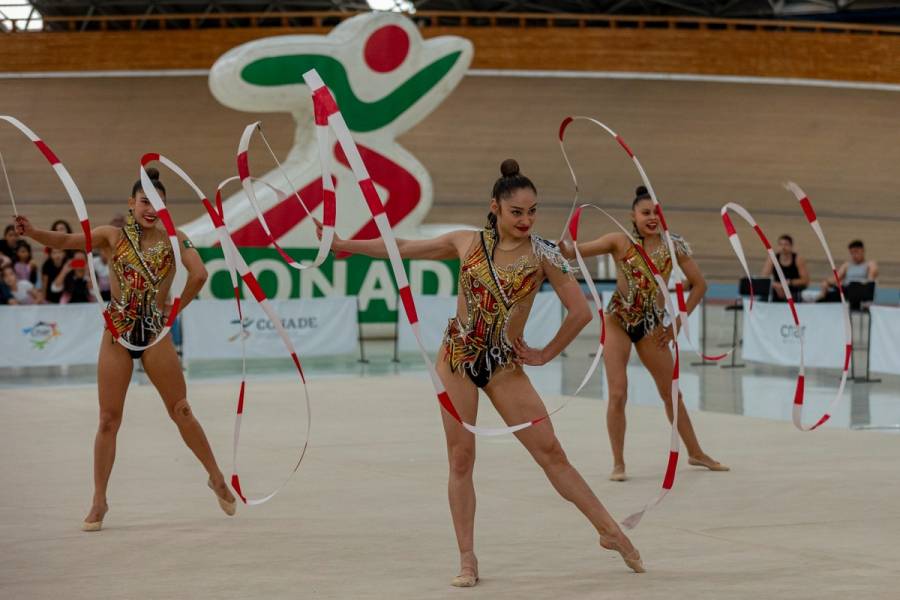 Conjunto de gimnasia rítmica inicia gira europea rumbo a París 2024