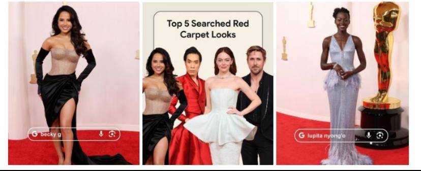 Becky G y Lupita Nyong'o entre las más buscadas de Google tras los Oscar