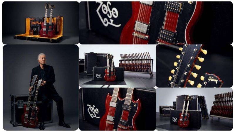 Lanzan la guitarra Jimmy Page 1969 EDS-1275 Doubleneck Collector’s Edition