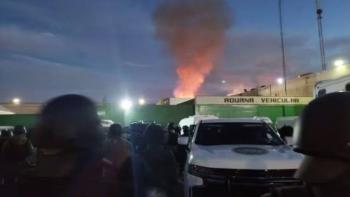 Se registra incendio en penal de La Pila