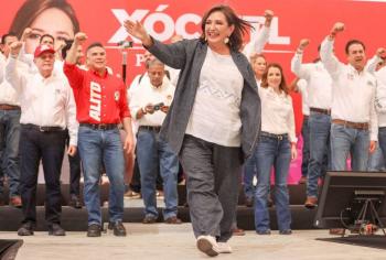 Xóchitl Gálvez promete seguridad en visita a Coahuila