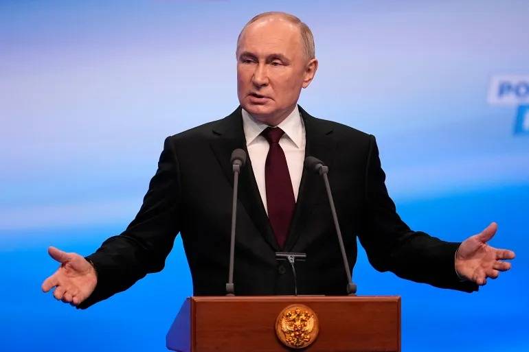 Putin reelecto por quinta ocasión como presidente de Rusia