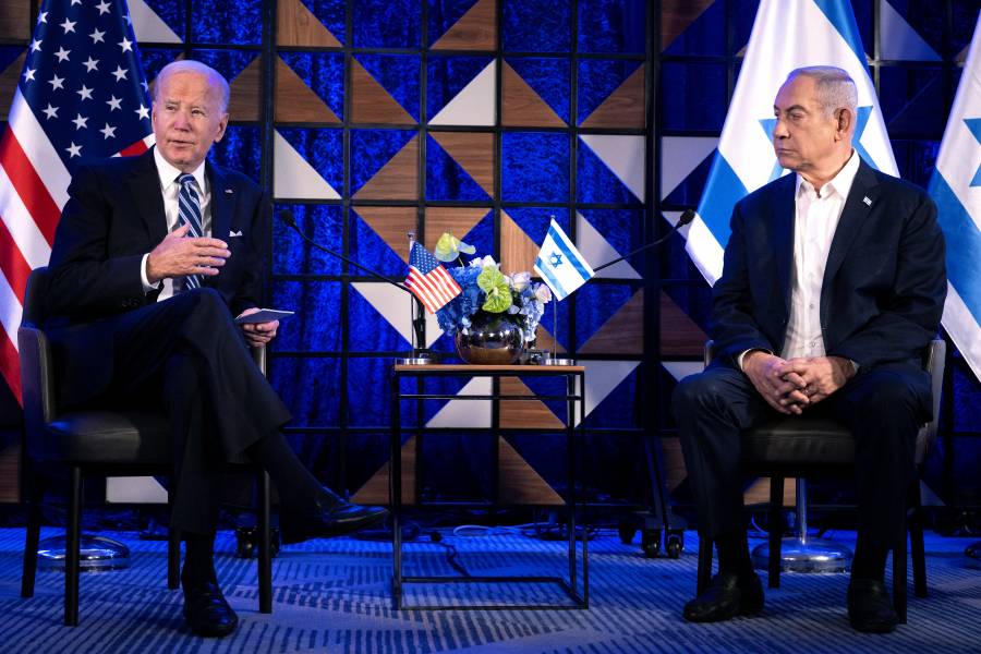 Biden y Netanyahu hablan por tel&eacute;fono por primera vez en m&aacute;s de un mes