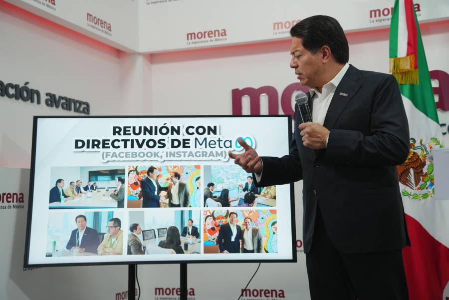Anuncia Mario Delgado que la empresa Meta investigará posible guerra sucia en contra de morena en redes sociales