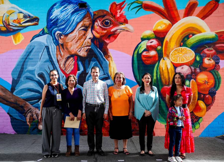 Inauguran Mural Identitario en el Mercado Hidalgo de Toluca para rescatar la identidad y tradición