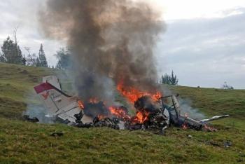 Accidente de avi&oacute;n m&eacute;dico en el noroeste de Colombia deja cuatro muertos
