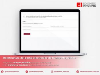 Movilidad Edomex reestructura el portal electr&oacute;nico de transporte p&uacute;blico