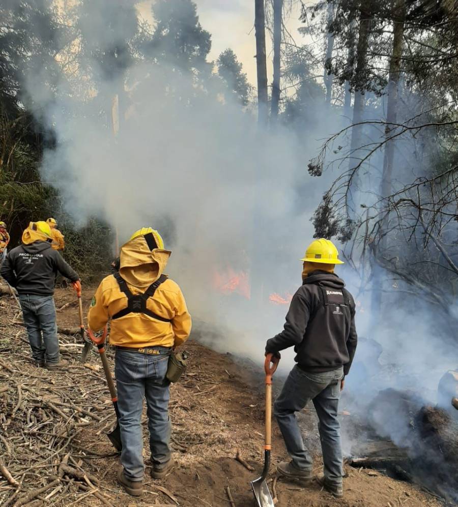 Brigadas del gobierno del Edomex logran control del 95% de incendios en Izta-Popo