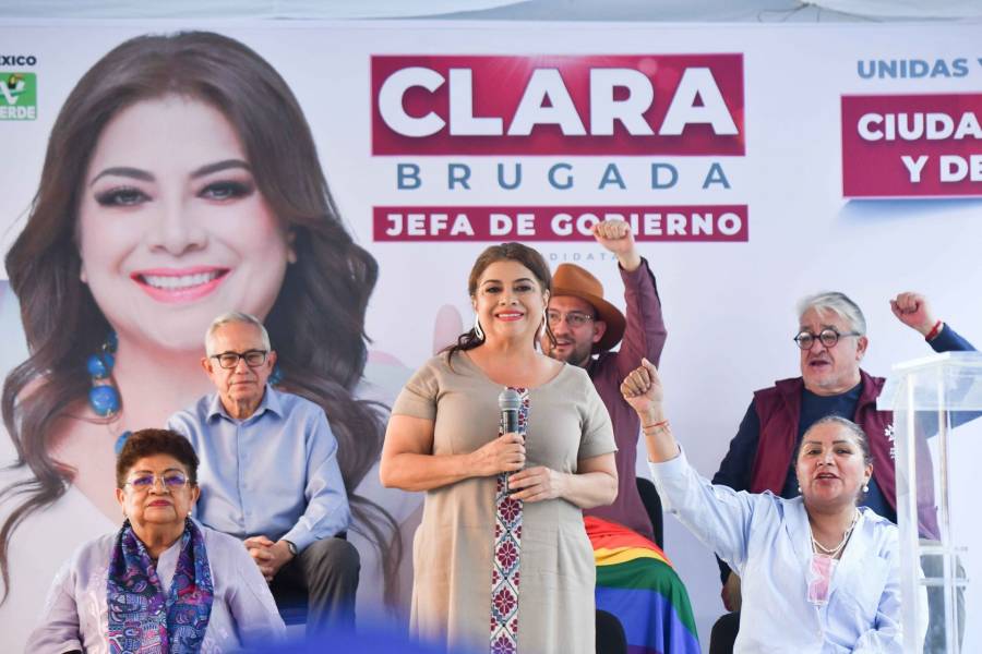 Clara Brugada recibe respaldo sindical en su candidatura a la Jefatura de Gobierno de la Ciudad de México