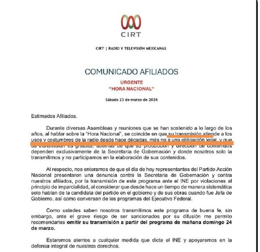 ¿Radiodifusoras pueden dejar de transmitir La hora nacional? Esto dice la ley