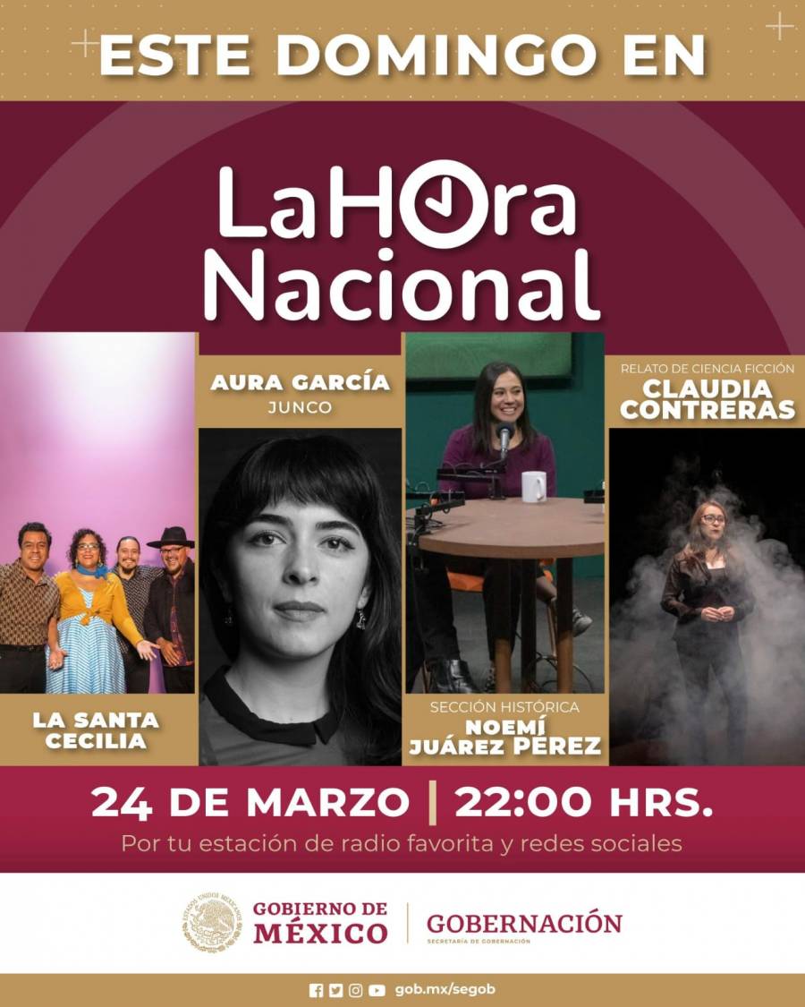 Transmiten La hora nacional mayor&iacute;a de radiodifusoras