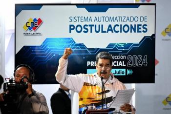 Maduro oficializa su candidatura presidencial en Venezuela