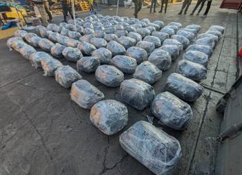 Armada de Colombia incauta 1.3 toneladas de coca&iacute;na en operativo contra el narcotr&aacute;fico