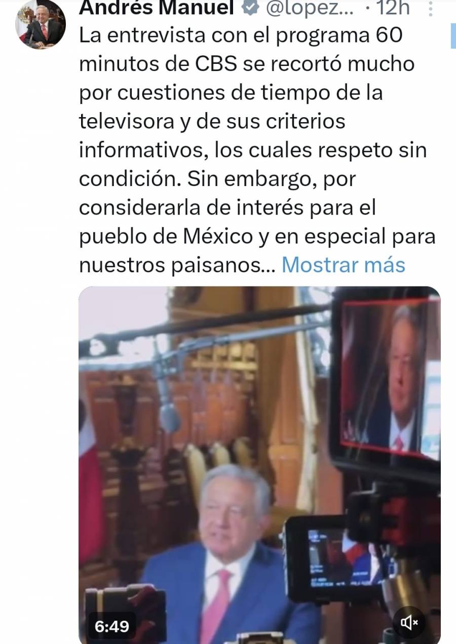 Alguien corrupto ya no puede gobernar México: AMLO