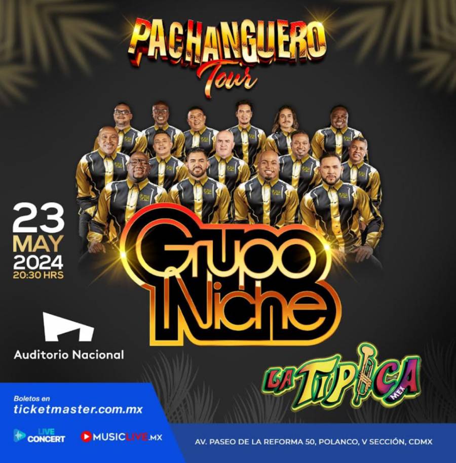  GRUPO NICHE LLEGA AL AUDITORIO NACIONAL CON SU “PACHANGUERO TOUR” CELEBRANDO SU 40 ANIVERSARIO