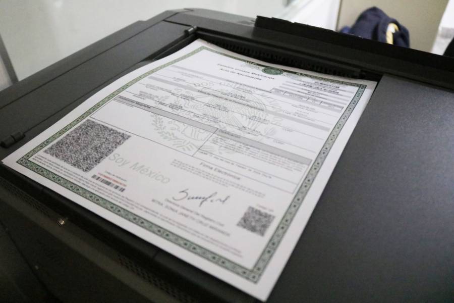 Actas de Nacimiento en papel bond son v&aacute;lidas para realizar tr&aacute;mites en el Edomex