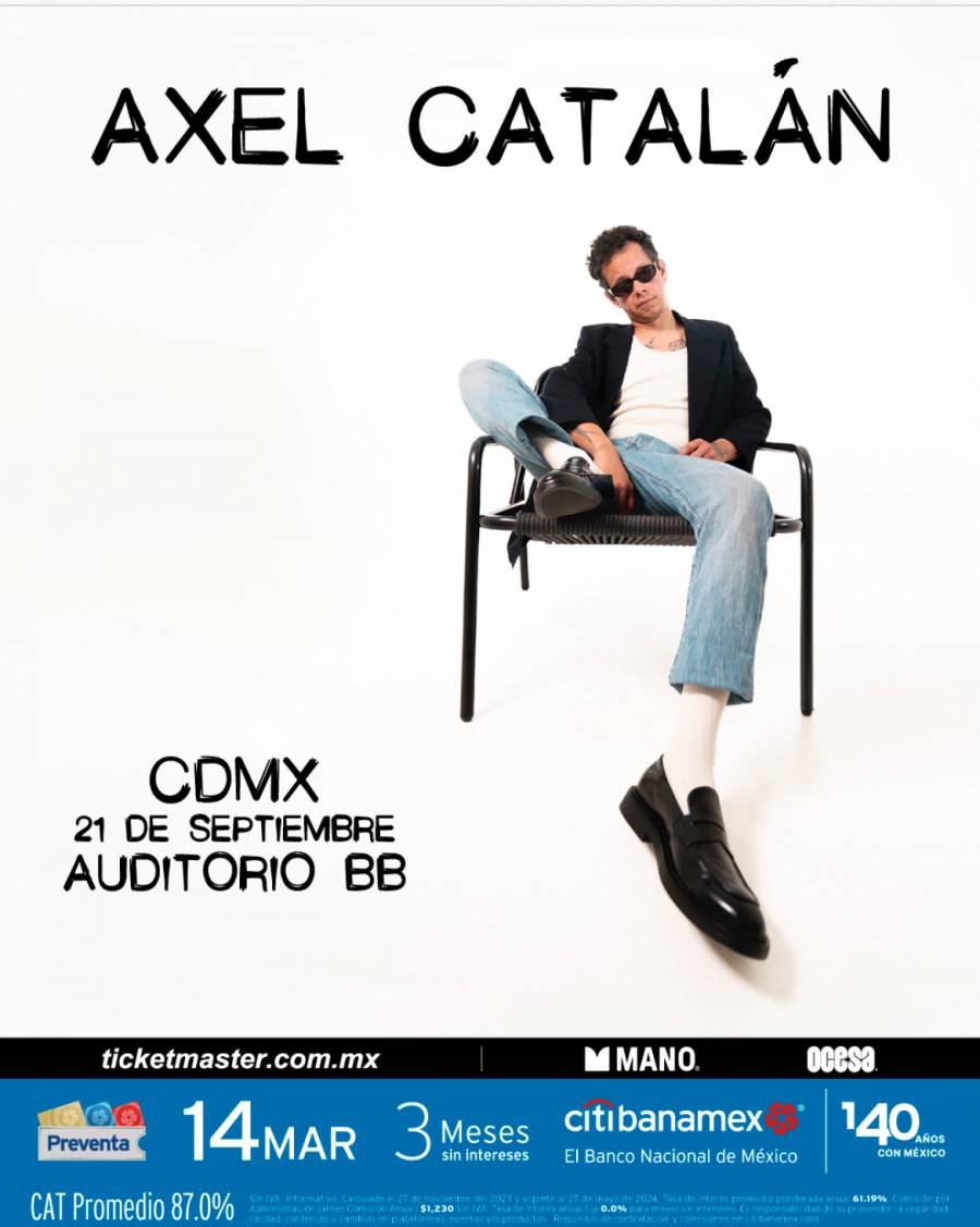 ¡AXEL CATAL&Aacute;N ESTAR&Aacute; DE VUELTA EN LA CDMX!