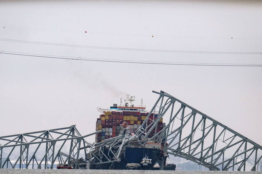 Colapso del puente de Baltimore podr&iacute;a generar el mayor pago de un seguro mar&iacute;timo
