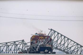 Colapso del puente de Baltimore podr&iacute;a generar el mayor pago de un seguro mar&iacute;timo