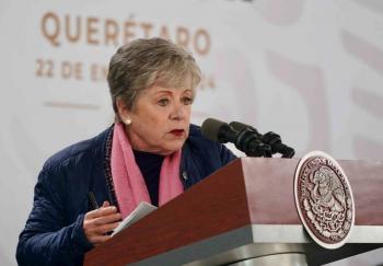 Alicia Bárcena desmiente expulsión de personal diplomático de la embajada de México en Argentina